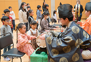 雅楽ワークショップ様子