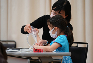 楽器づくり様子